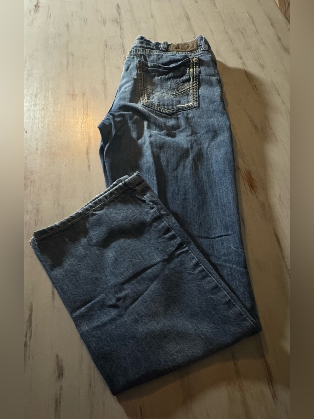 Ariat M5 Ridgeline Jeans Mens 36x34 (36x33) Gambler Slim  Straight Cowboy